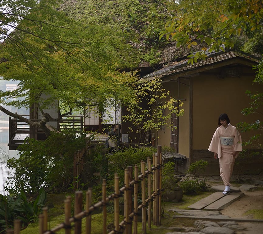 Photograph of Garyusanso, a traditional building in Ozu town in Ehime Prefecture, taken on a Japan Private Tour