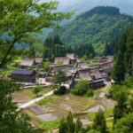 Ainokura village in Gokayama, Toyama Prefecture in Japan