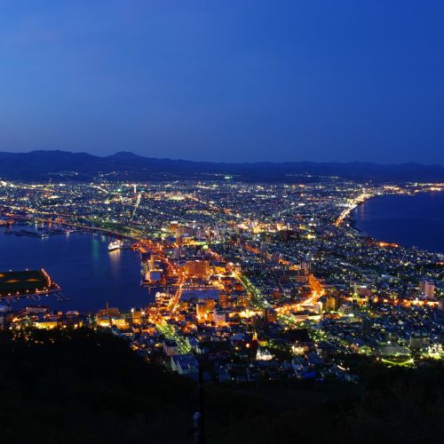 Night view of Hakodate