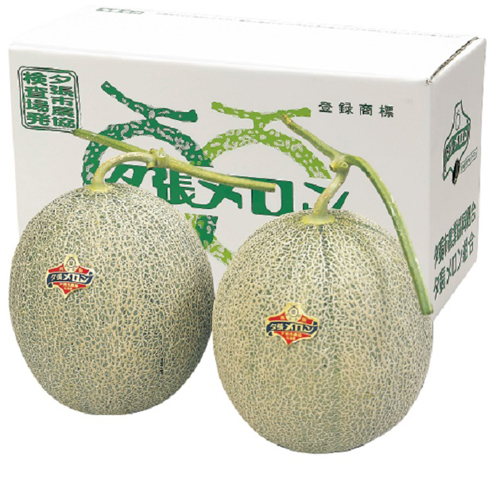 Yubari melon produced in Hokkaido