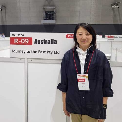 Yuki Takano who is a director of Journey to the East at Visit Japan Travel Mart in 2025