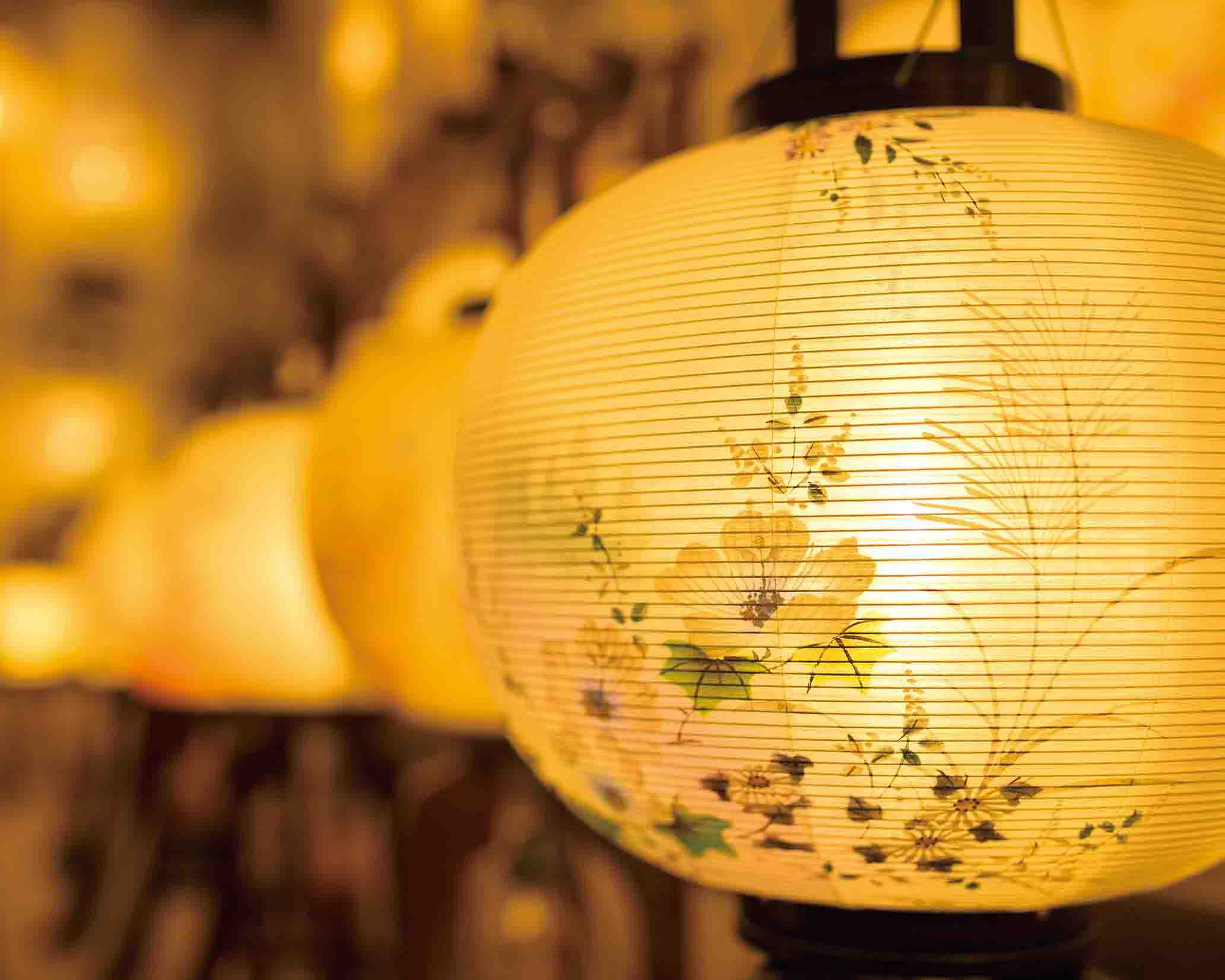 Paper lantern in Yame